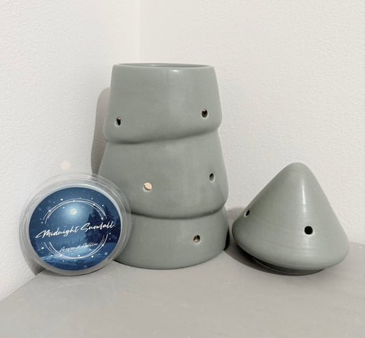 Green Christmas Tree Warmer