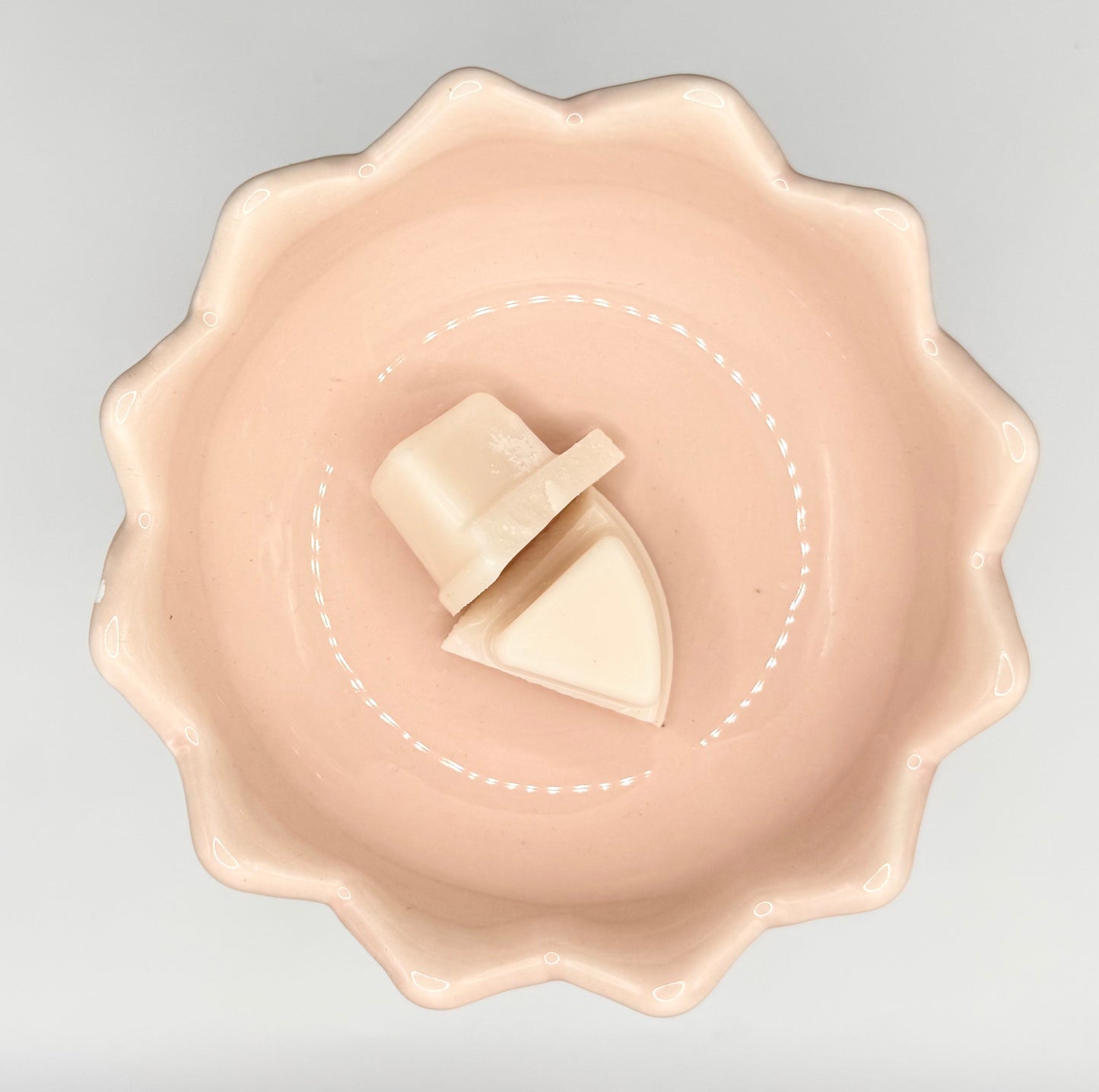 Pink Water Lily Ceramic Tealight Warmer