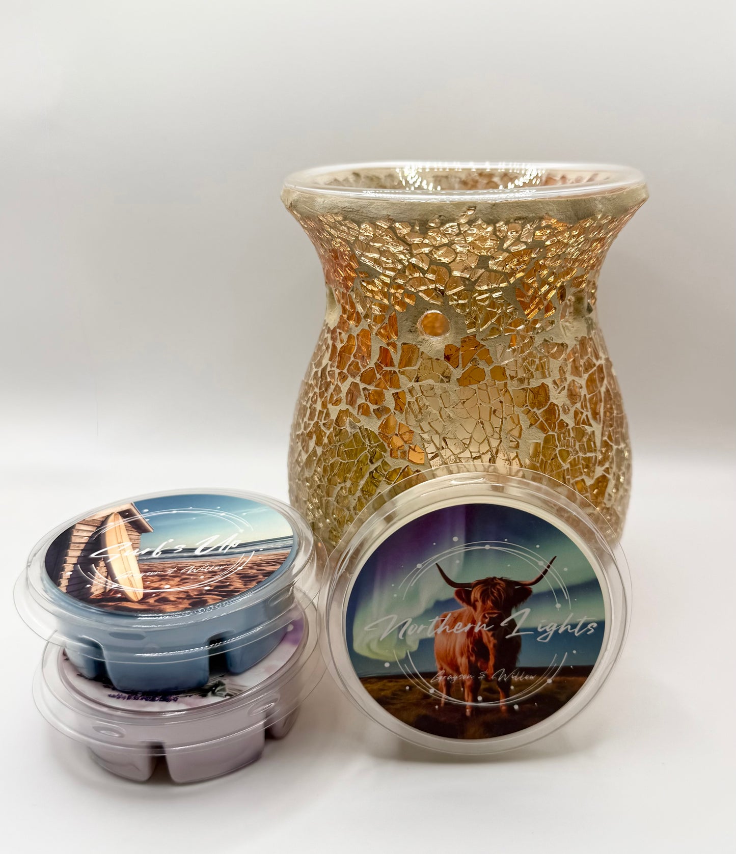 Starter Bundle Mystery Box (1x Glass Crackle Warmer and 3x Regular Pods)