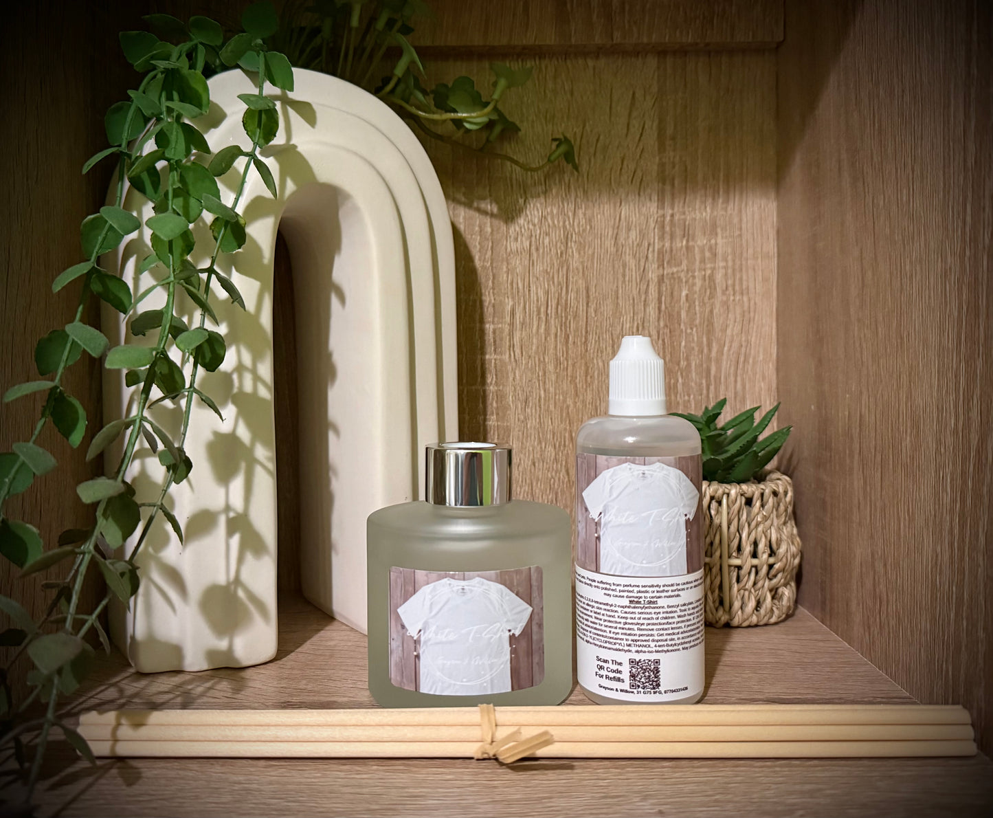 White T-Shirt Reed Diffuser