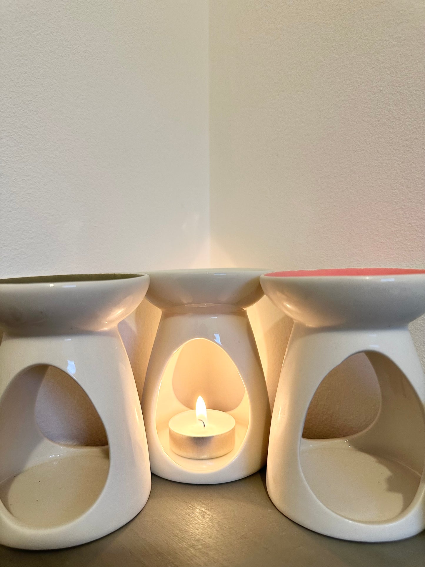 Simple Ceramic Warmer (White)