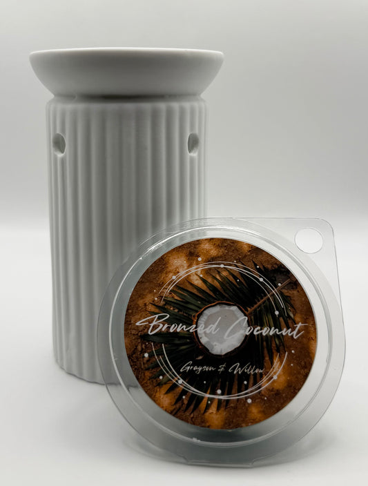White Column Tea Light Warmer