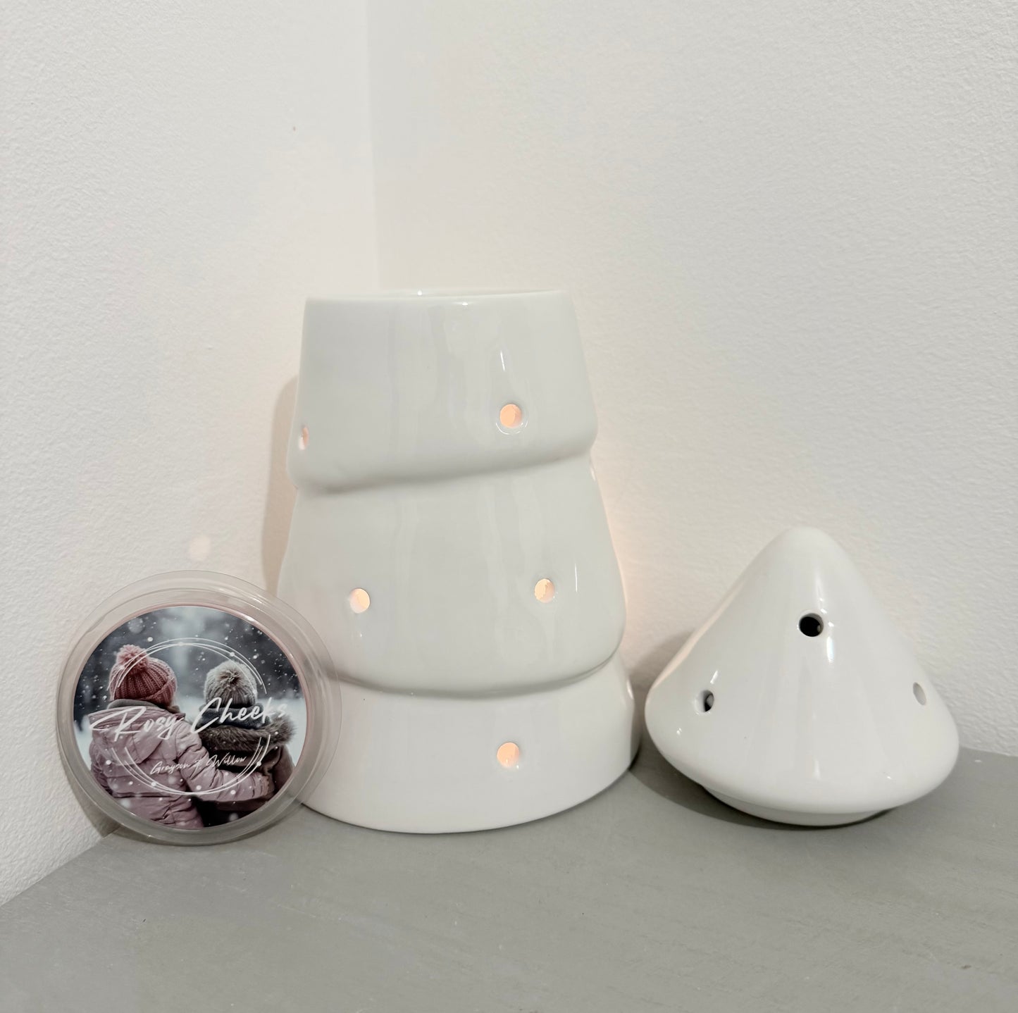 White Christmas Tree Warmer