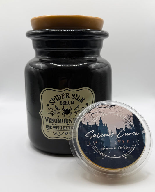 Spider Silk Serum Potion Bottle Tea Light Warmer