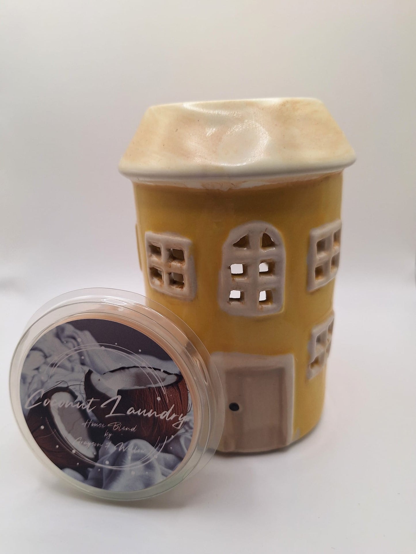 Yellow Pottery House Wax Warmer