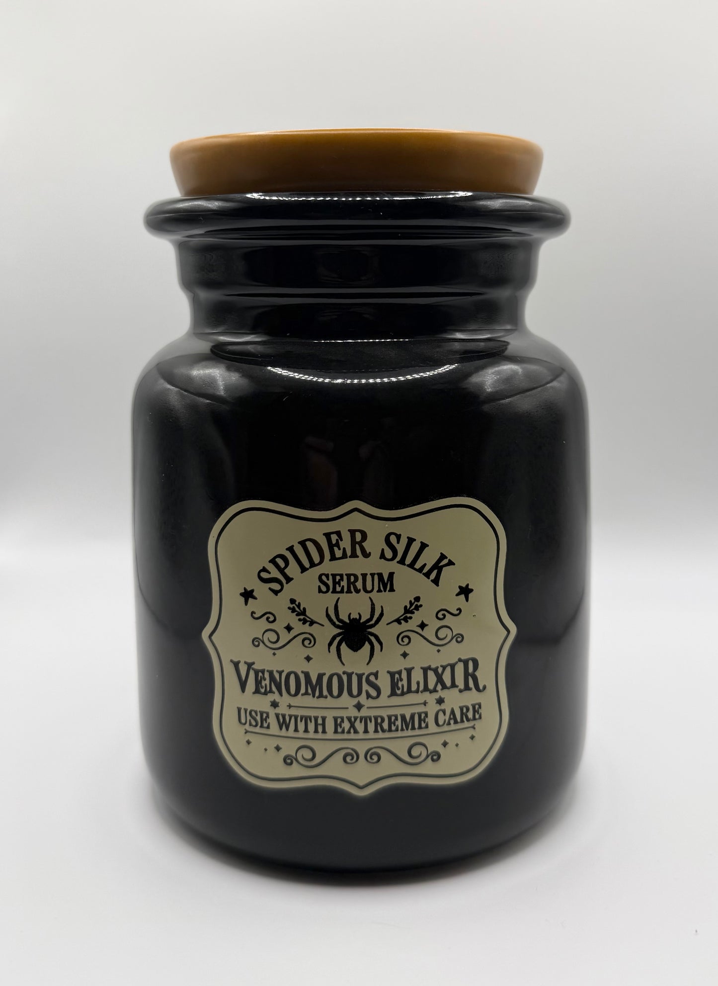 Spider Silk Serum Potion Bottle Tea Light Warmer