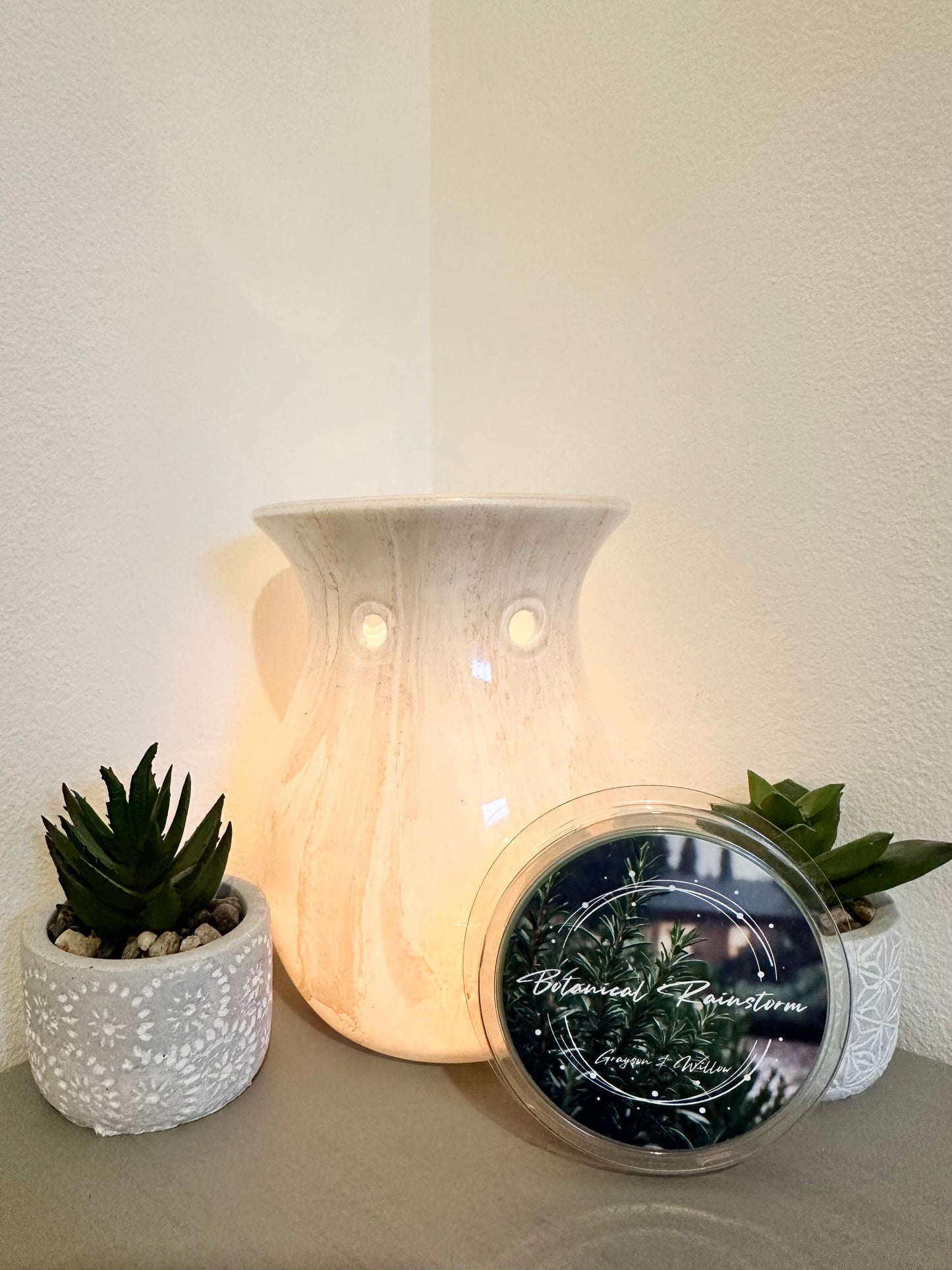 Glass Marble Effect Warmer