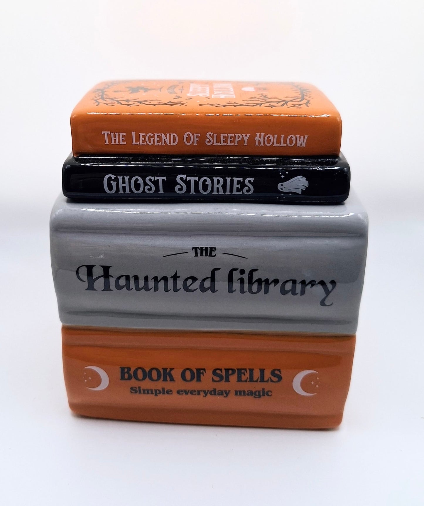 Haunted Library Book Tea Light Warmer