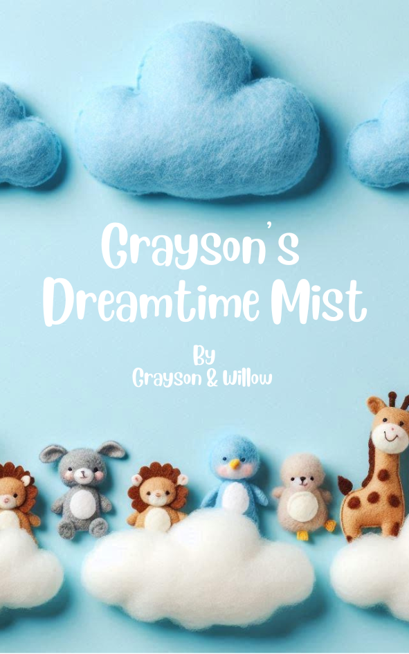 Dreamtime Mist (Blue Peronsonalised With Your Little Ones Name)