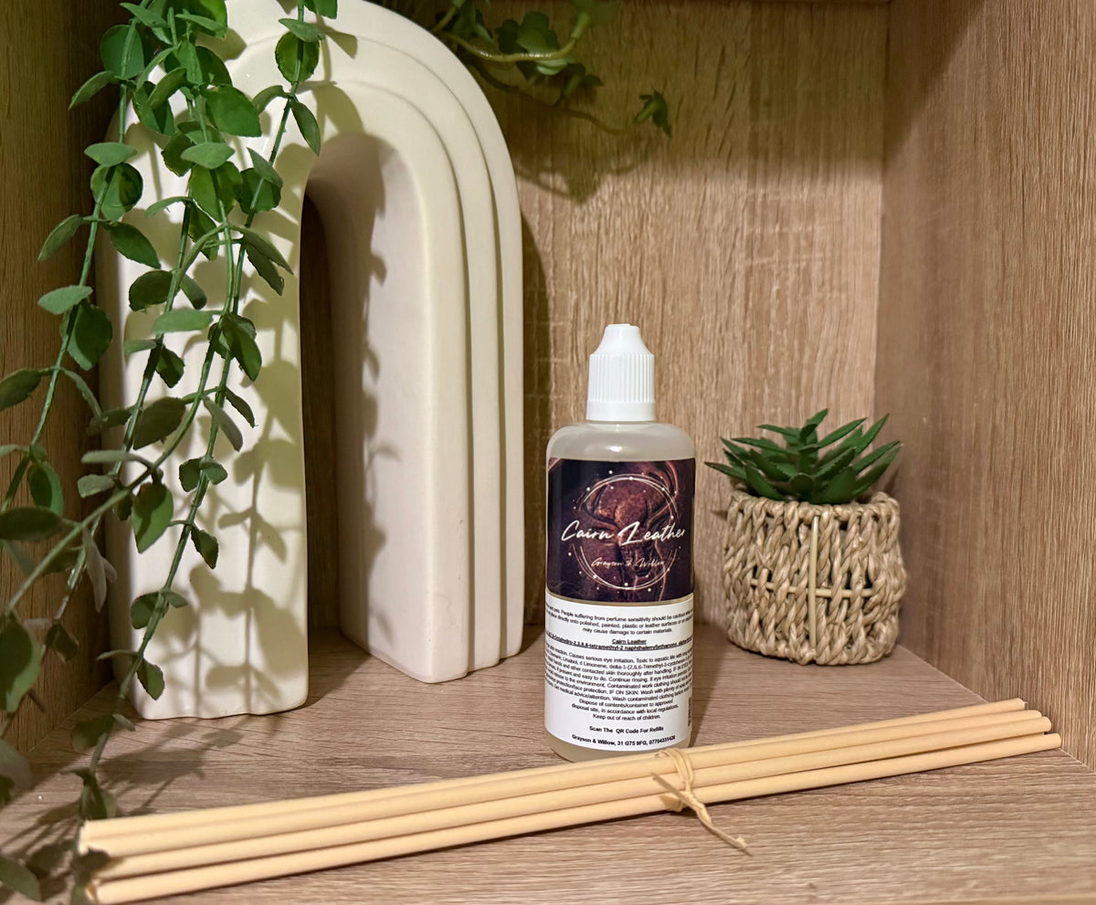 Cairn Leather Reed Diffuser