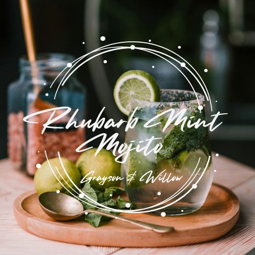 Rhubarb Mint Mojito